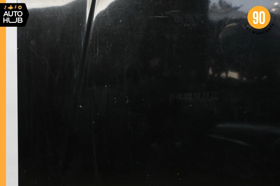 Conjunto de panel de cubierta de capó negro 94-99 Mercedes W140 S500 S320 S420 sedán OEM Foto 3 de 4