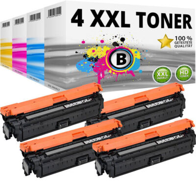 4 XXL TONER KARTUSCHEN CE340 für HP LaserJet Enterprise 700 color M775DN M775Z