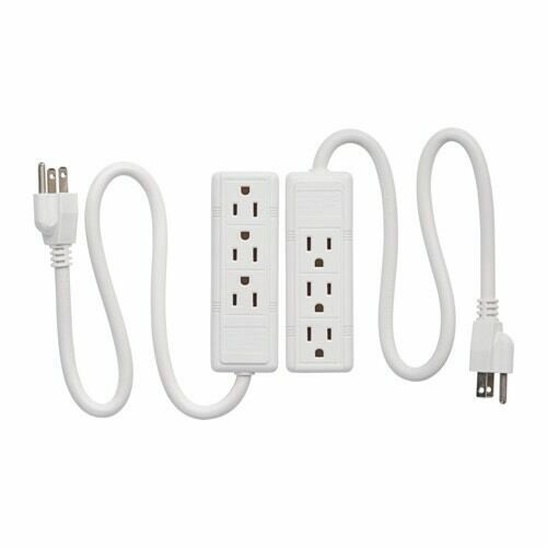 Ikea. 000.864.28 3 Outlet Power Strip White for sale online eBay