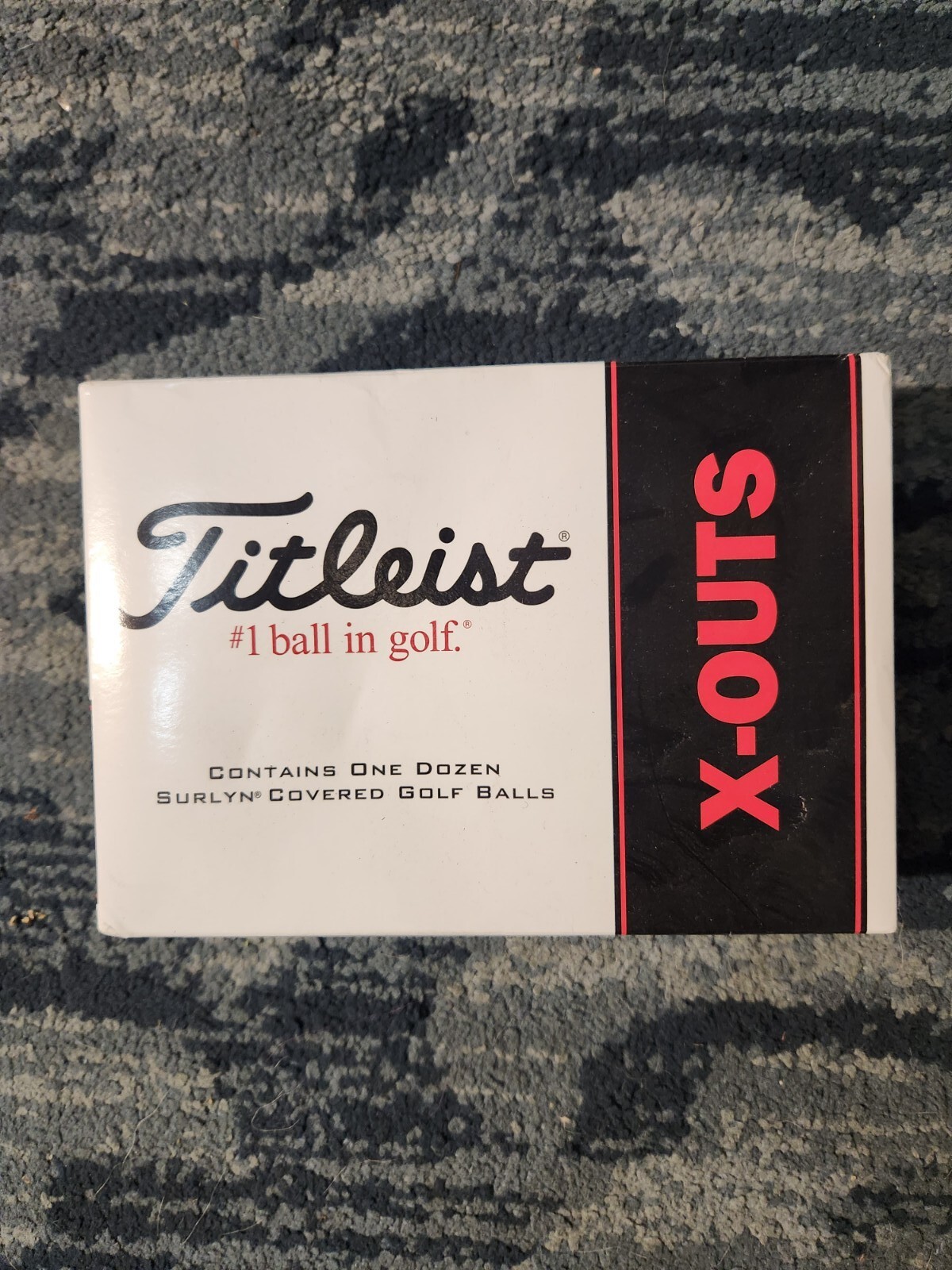Titleist XOUTS Golf Balls, Set of 12, One Dozen, Surlyn Made in USA