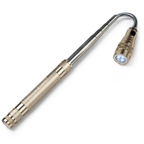 3LED Magnetic Pickup Tool Telescoping Flexible Extensible Flashlight Torch Lamp - Picture 4 of 12