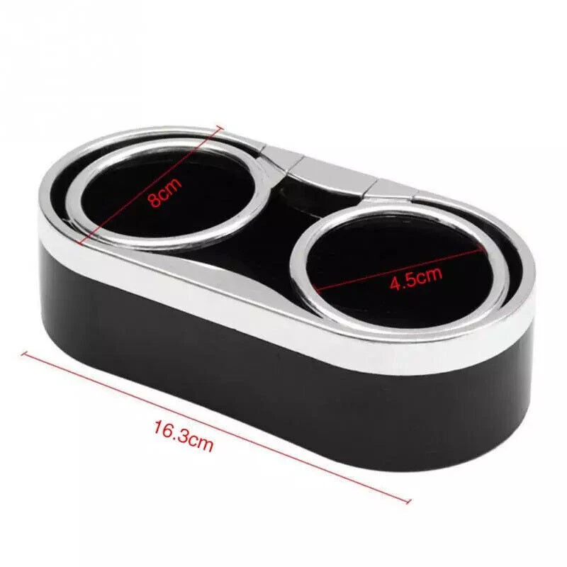 Soporte universal para bebidas para automóvil con doble orificio para botella de agua para automóvil soporte para taza de bebida Foto 2 de 4