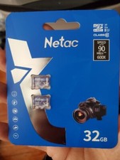 NETAC 32GB Micro Sd Card Mini Class 10 Tf Memory Card Brand New two Units 