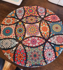 Mouse Pad Round Mandala Mouse Mat Cute Mouse Pad with Design Non-Slip NEW