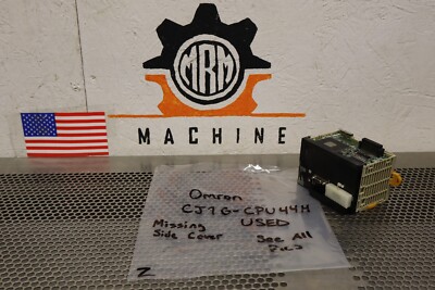 Omron SYSMAC CJ1G-CPU44H CPU Module Used (Missing Side Cover) See All Pictures