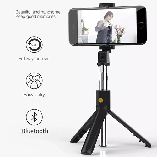 Remote Selfie Stick Tripod Phone Desktop Stand Desk Holder For iPhone/Samsung US - Picture 3 of 9