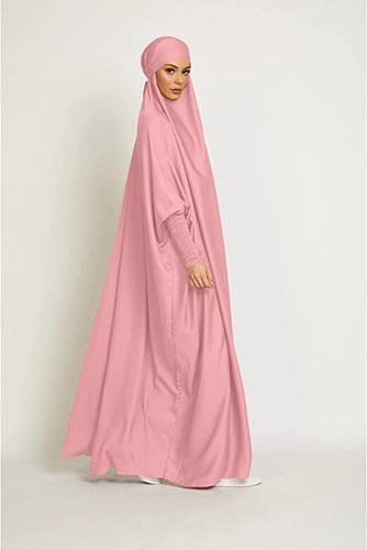 One Piece Full Length Jilbab Khimar with Chunnat sleeves All Color Firdous - Picture 39 of 58