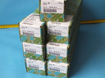 50 Stück Reihenklemme UT4 (3044102)