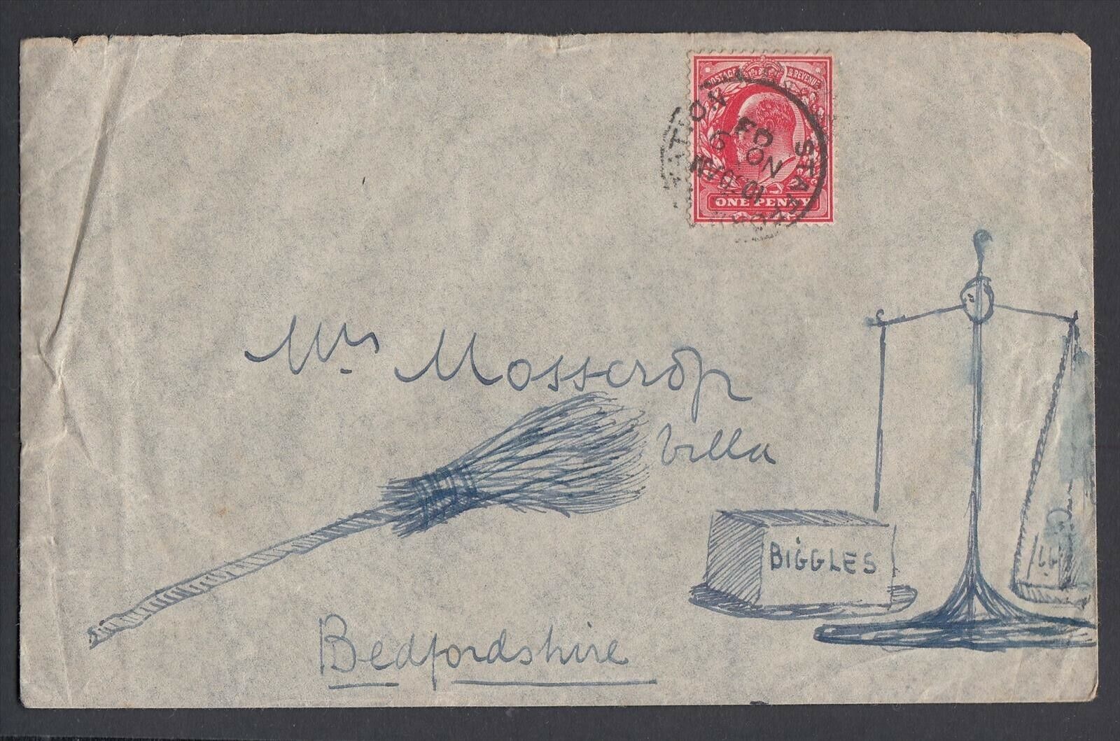 Great Britain  - Decor cover to Bedforshire............(8G-31766