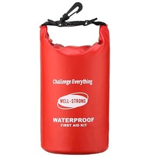 WELL-STRONG Dual Waterproof First Aid Kit Boat Emergency Kit with Buckles for...