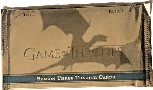 Game of Thrones Season 1 Trading Card Loose Booster Pack; Rittenhouse 2012  | eBay