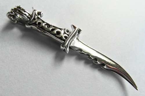 Sterling Silver 925 Norse Viking Dagger Pendant !! Brand New !! - Picture 5 of 6