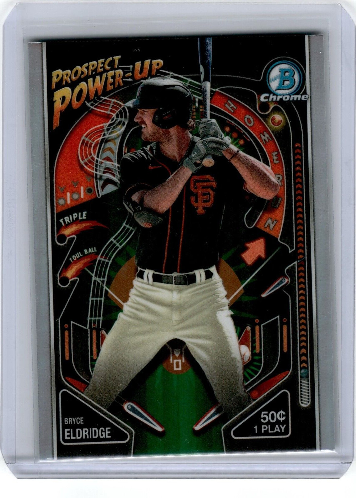 2024 Bowman Chrome Bryce Eldridge Prospect Power-Up PP-19 - Giants