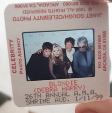 Press Photo Slide Negative - Blondie - Debbie Harry - 1999 -  rare no101