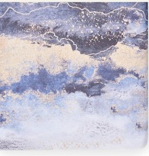 Oilo Studio midnight Sky 100 Jersey Cotton NEW w/tags - CRIB SHEET