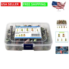 Complete 100 Pcs Threaded Insert Nuts Set - Reliable Carbon Steel Assortment