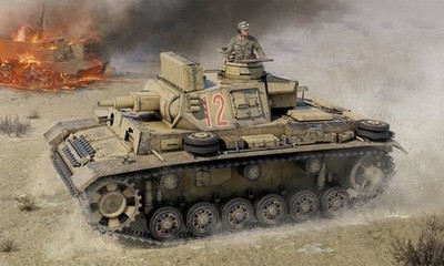 Trumpeter 00957 - 1/16 Pz.Kpfw.III Ausf.N - Tunisia - Neu