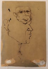 Enrico Colombotto Rosso 1925-2013 - Dipinto Fronte / Retro