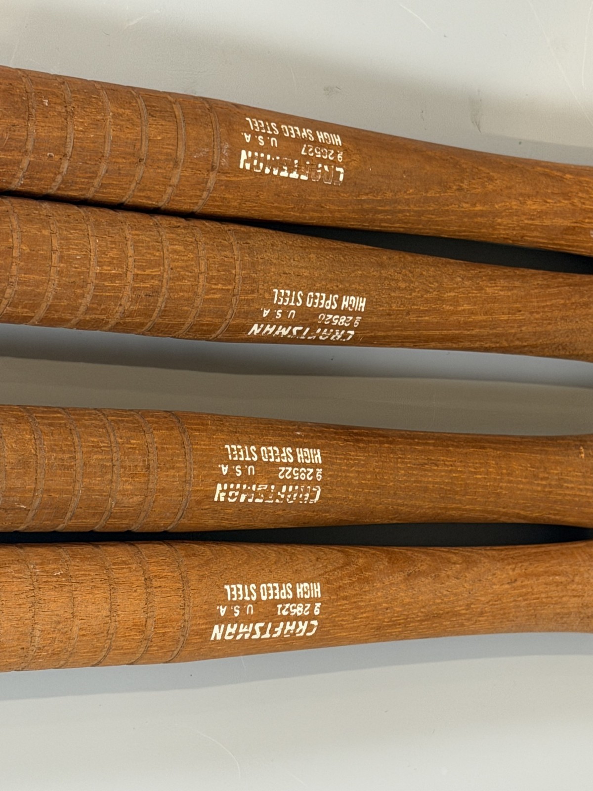 Vintage Craftsman 4pc Wood Lathe Chisel Set HSS USA 9-28520 28521 28522 28527