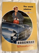 1960 Borgward Isabella Vintage Vehicle Sales Brochure - Original