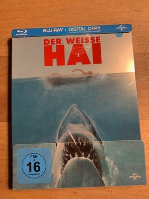 Der weisse Hai  ( Steven Spielberg  )  Blu Ray -Steelbook - Kult