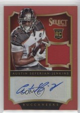 2014 Select Rookie Jerseys Fuchsia Prizm 12/35 Austin Seferian-Jenkins Auto ix8