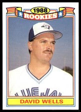 David Wells 1989 Topps #22 Toronto Blue Jays MLB READ FREE SHIPPING AutographDen