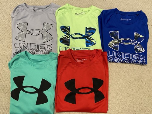 Under Armour Dri Fit Shirts YM Bundle of 5 shirts - Picture 2 of 2