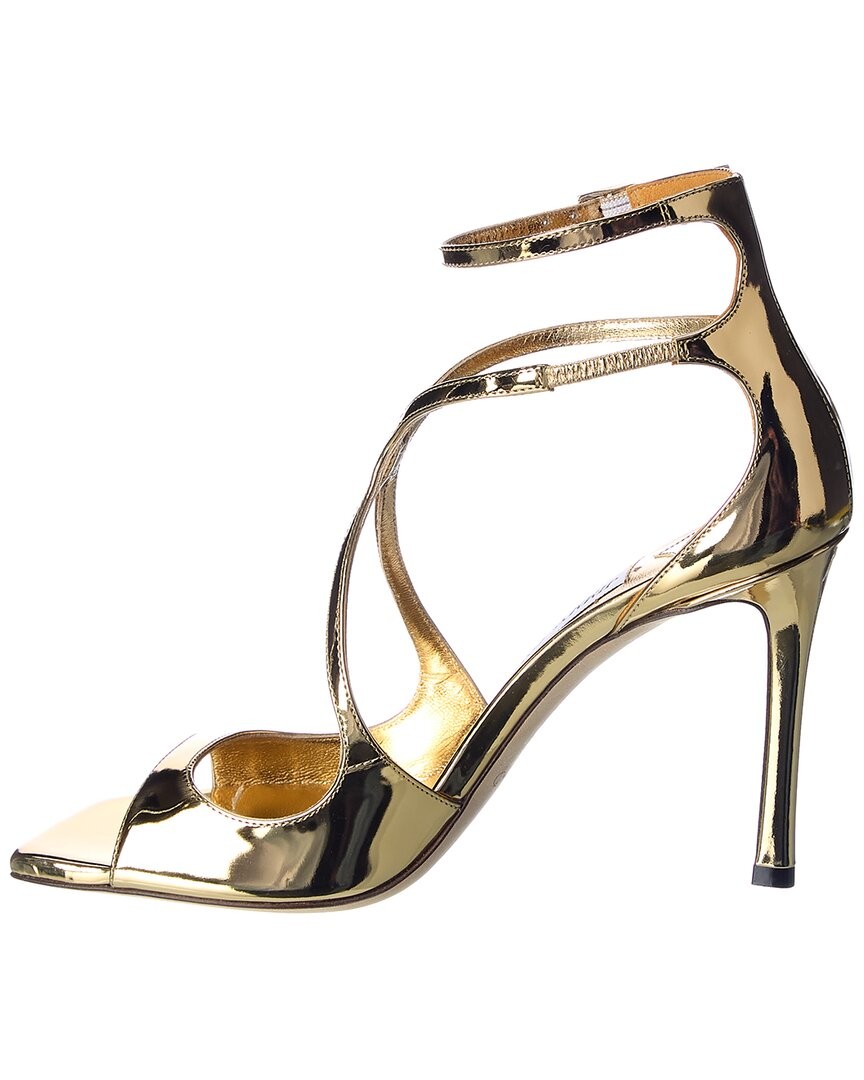 Jimmy Choo Azia 95 Leather Sandal Women's | eBay