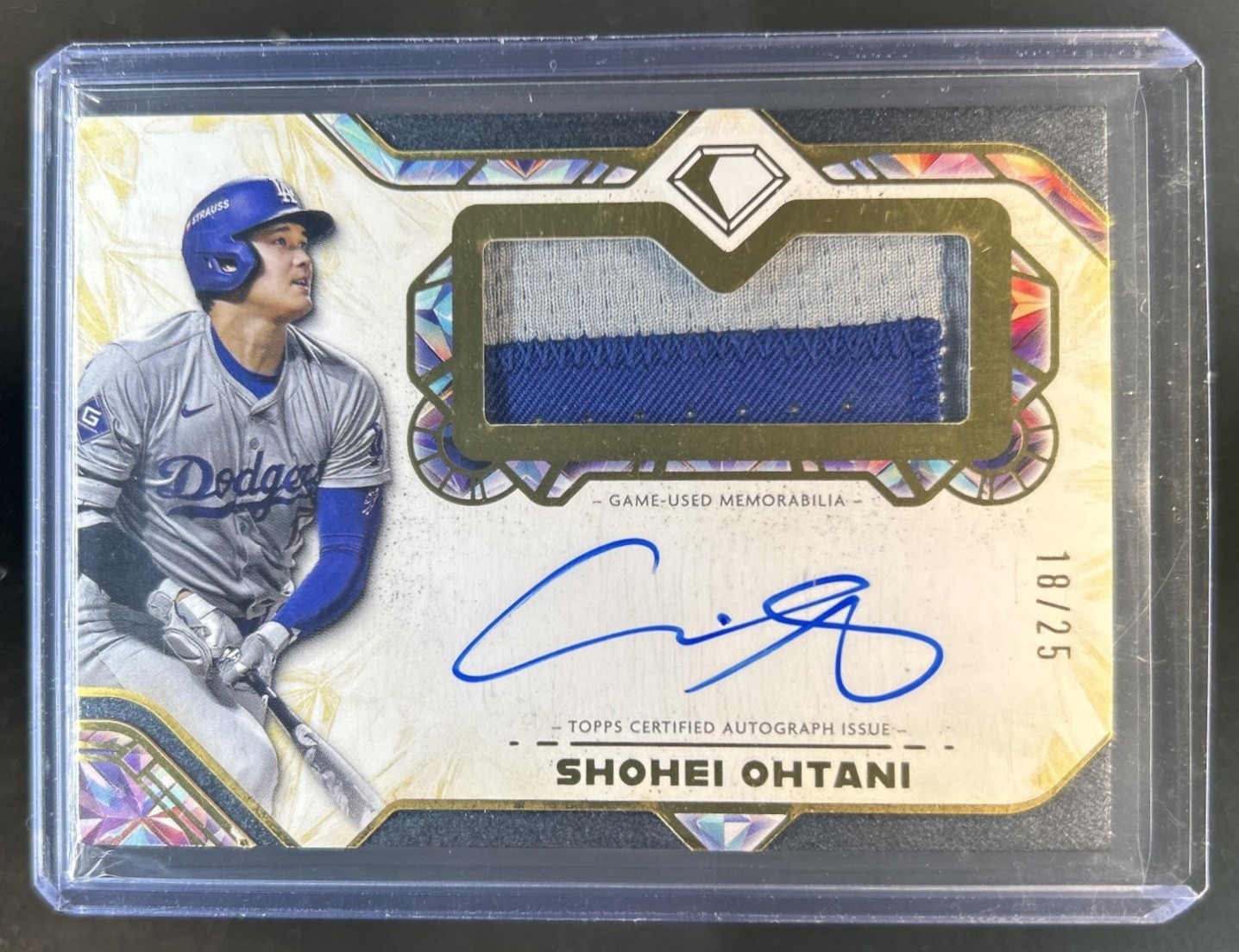 Shohei Ohtani 2025 Topps Diamond Icons #DDA-SO Diamond Drip 