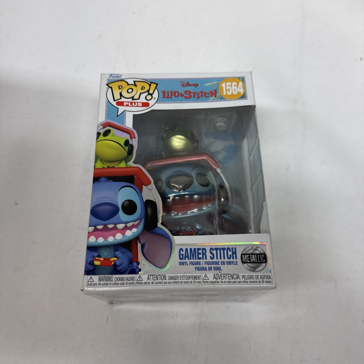 ⑦　スティッチ Funko Pop! Plus: Disney - Gamer Stitch (Metallic) #1564 for