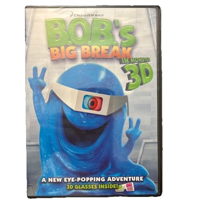Bob s Big Break In Monster 3D : 3D Glasses Included , New Sealed DVD