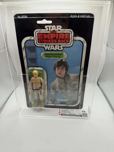 Vintage Kenner Star Wars Carded ESB 32 Back. Luke Bespin Clear Bubble CAS 75 AFA
