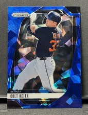 Colt Keith Blue Cracked Ice Prism - 2025 Panini Prizm Baseball - Detroit Tigers 