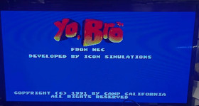 1991 TurboGrafx 16 Yo Bro Case Manual No Poster