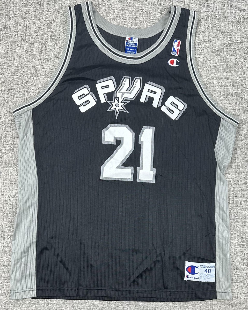AWESOME BOY DUNCAN 21 ユニフォーム XL San Antonio Spurs Jersey Mens XL NBA Basketball Tim Duncan 21