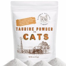 Taurine for Cats - Powder All Ages Including Kittens - 6oz, White
