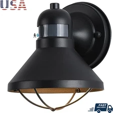 Outdoor Motion Sensor LED Wall Light Fixtures Waterproof Dusk to Dawn Sconce New