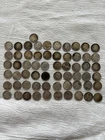 Lot Of 61 Roosevelt Dimes 1946-1972