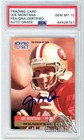 Joe Montana 1991 Pro Set NFL Player Of The Year Autograph Card #3 PSA/DNA 10