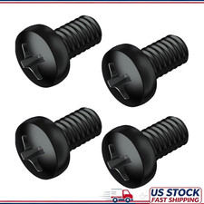 Black Oxide Stainless Steel License Plate Screw Set Rust Proof Car Tag Screws R