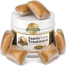 Septic Tank Treatment - 1 Year Supply of Septic Safe Dissolvable Easy Flush Live