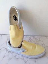 VANS Men's Size 6 Colorblock Slipon Pastel Yellow Blue