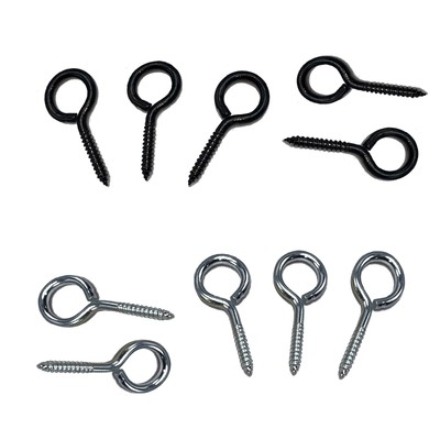 10pcs Small Tiny Mini Eye Pins Eyepins Hooks Eyelets Screw Threaded Golds Color
