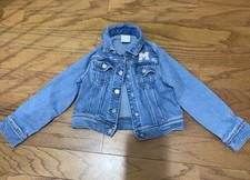 DISNEY Jumping Beans Minnie Mouse Denim Jean Jacket Girls Size 4