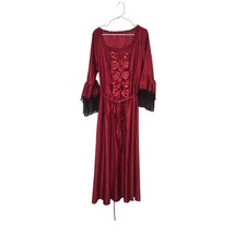 18th Century Old Fashion Red Victorian Dress New Med/Large Cosplay