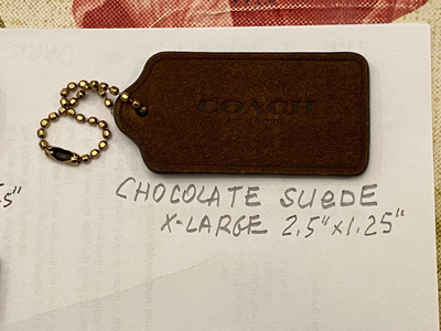 Authentic Coach Handbag Leather Hang Tags Different Colors  display picture 3