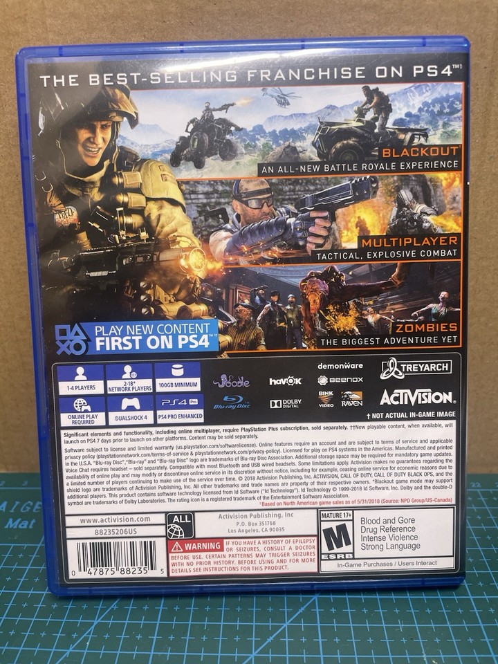 Acheter Call of Duty: Black Ops 4 (IIII) (PS4) - PSN Clé - ÉTATS-UNIS - Pas cher