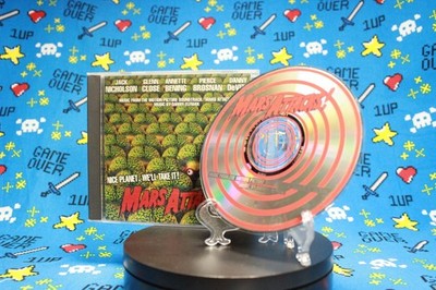 Danny Elfman   Mars Attacks! [Soundtrack] (CD, 1997) RARE  *NEAR MINT DISC* 