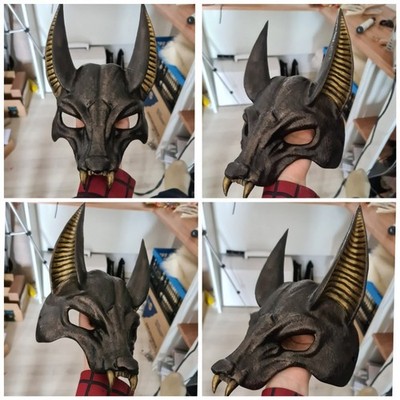Ägyptische Anubis Maske Cosplay Wolf Maskerade dicke Maske Halloween Party Requisiten